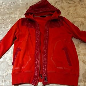 Puma zip up jacket with hoodie